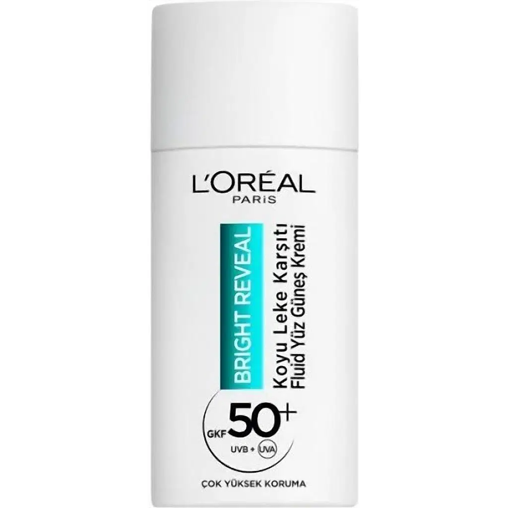 L'Oreal Paris Bright Reveal Koyu Leke Karşıtı Güneş Kremi SPF50+ 50 ml