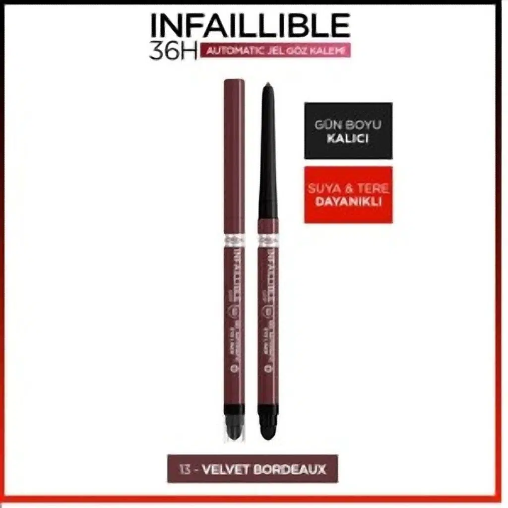 L'Oreal Paris Infaillible Göz Kalemi - 14 Bordeaux