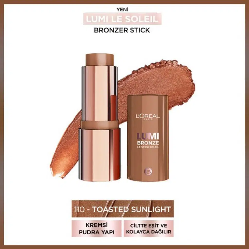 L'Oreal Paris Lumi Bronzlaştırıcı Stick - 110 Toasted Sunlight