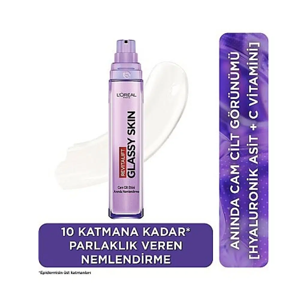 L'Oreal Paris Revitalift Filler Glassy Skin Cam Cilt Etkisi Anında Nemlendirme 50 ml
