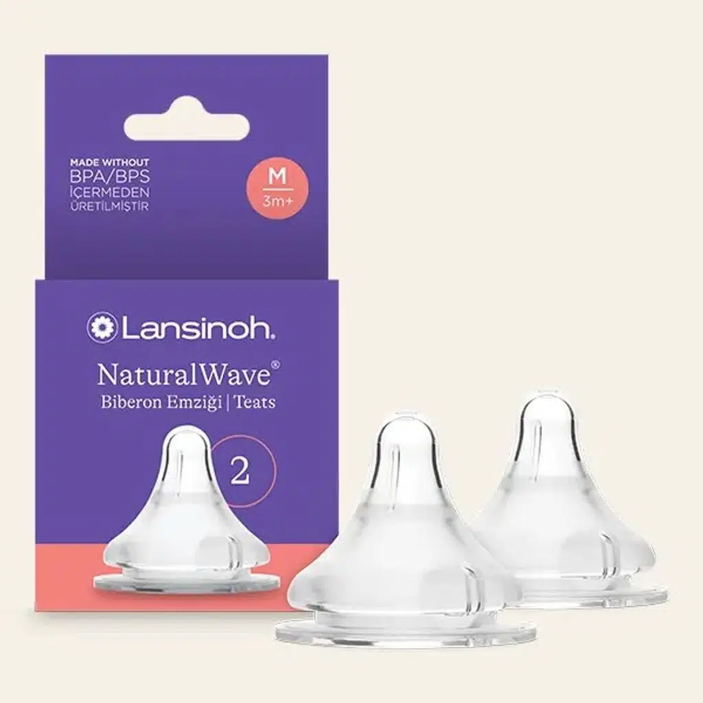 Lansinoh Natural Wave Biberon Emziği Orta Akışlı