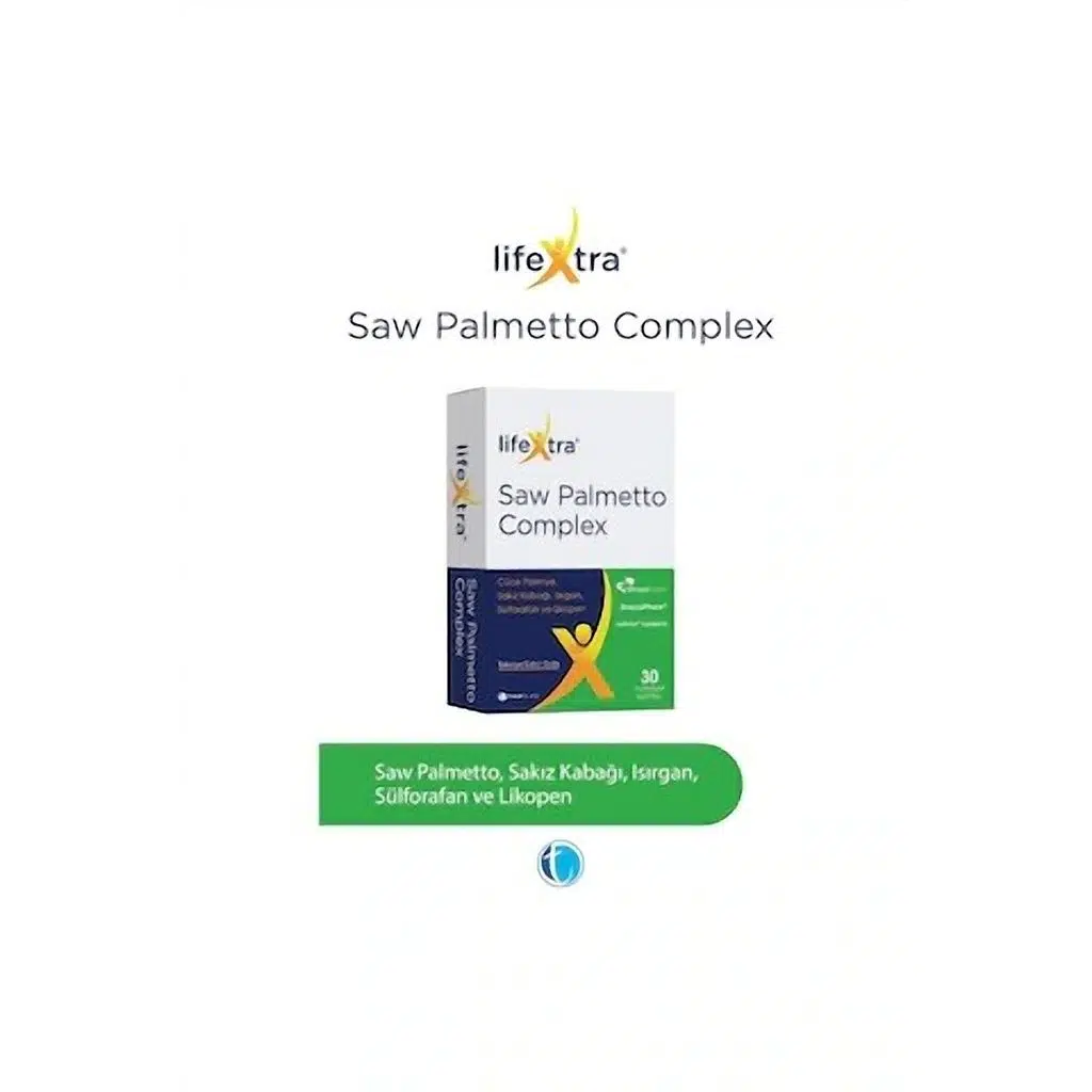 Lifextra Saw Palmetto Complex 30 Yumuşak Kapsül