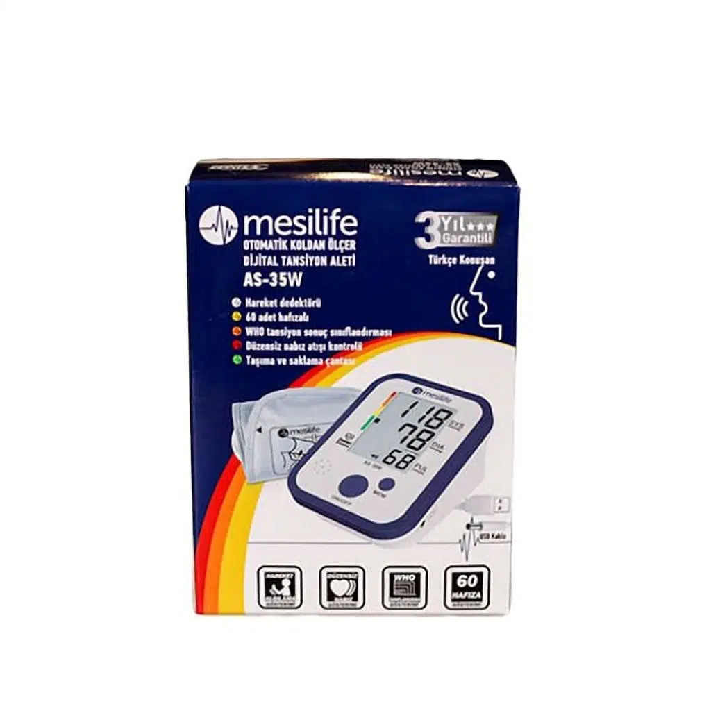 Mesilife AS-35W Koldan Ölçer Konuşan Tansiyon Aleti