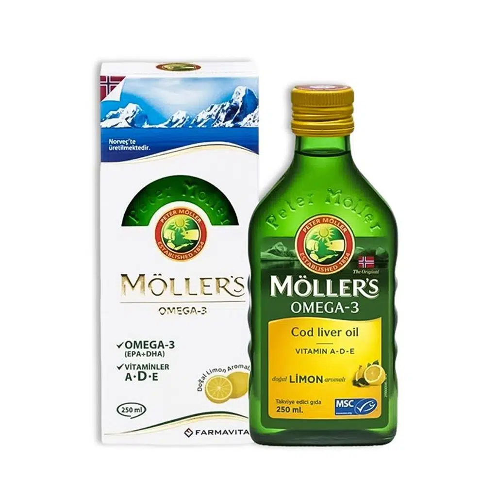 Möllers Omega 3 Limon Aromalı Balık Yağı 250 ml