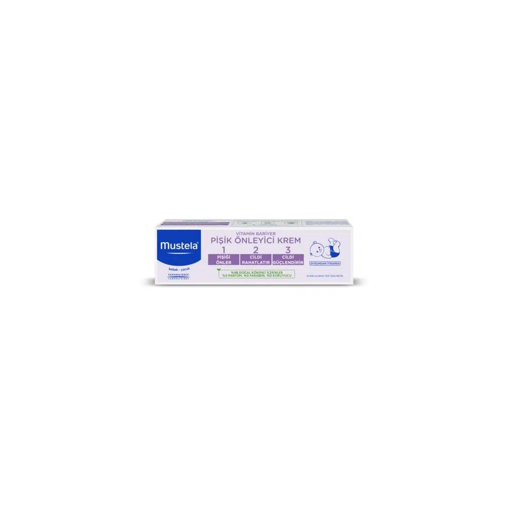 Mustela Vitamin Barrier Cream 1.2.3 Pişik Kremi 100 ml