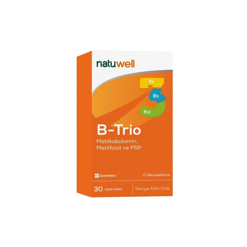 Natuwell B-Trio 30 Dilaltı Tablet