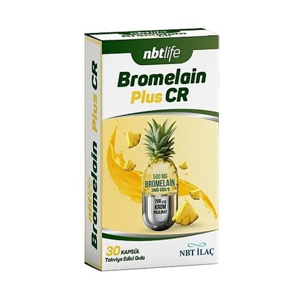 NBT Life Bromelain Plus Cr 30 Kapsül