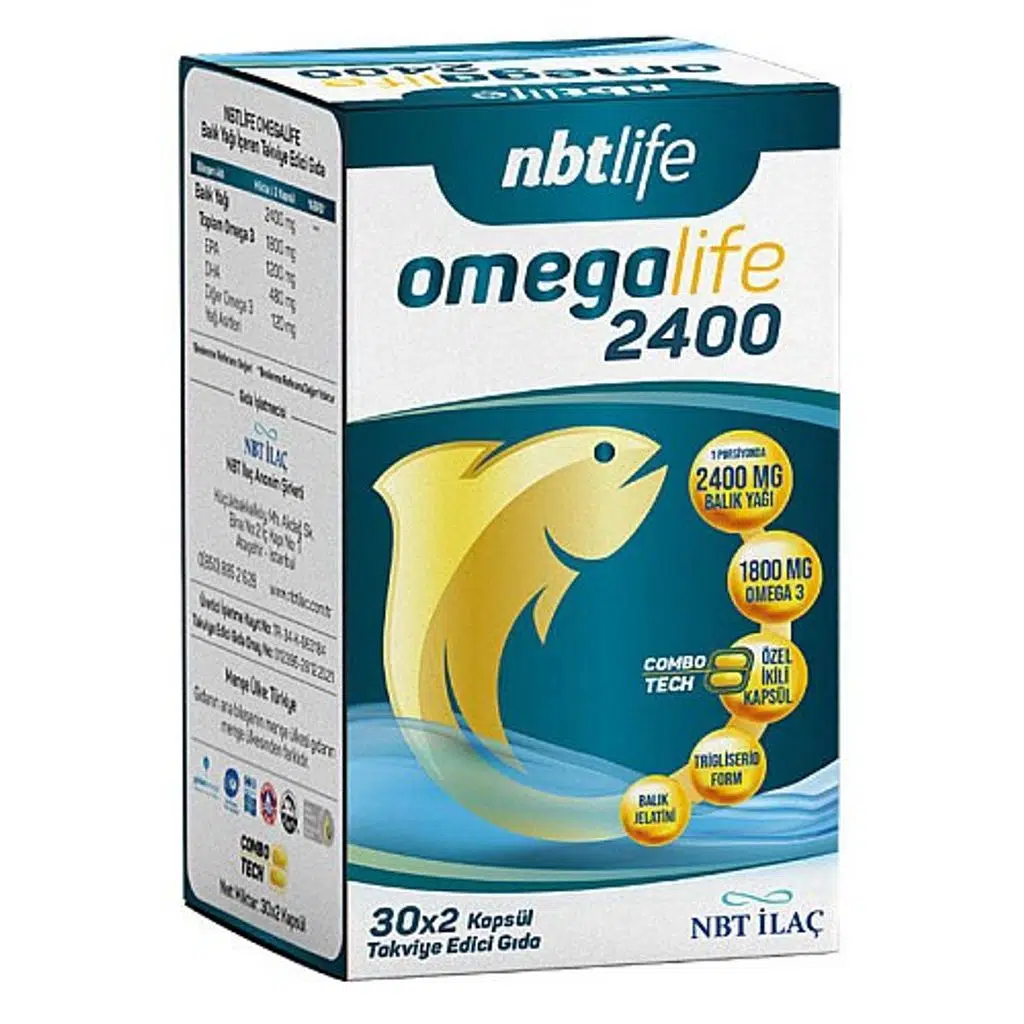 NBT Life Omegalife 2400 60 Kapsül