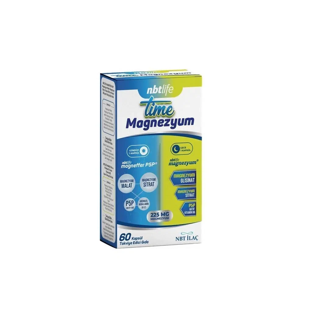 Nbt Life Time Magnezyum 60 Kapsül