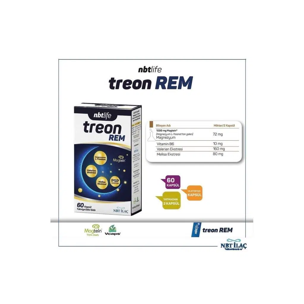 NBT Life Treon REM 60 Kapsül