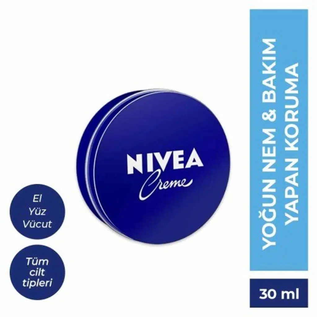 Nivea Krem Teneke Kutu 30 ml