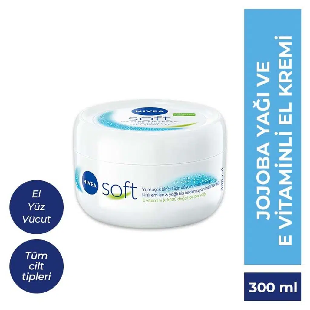 Nivea Soft Nemlendirici Krem 300 ml