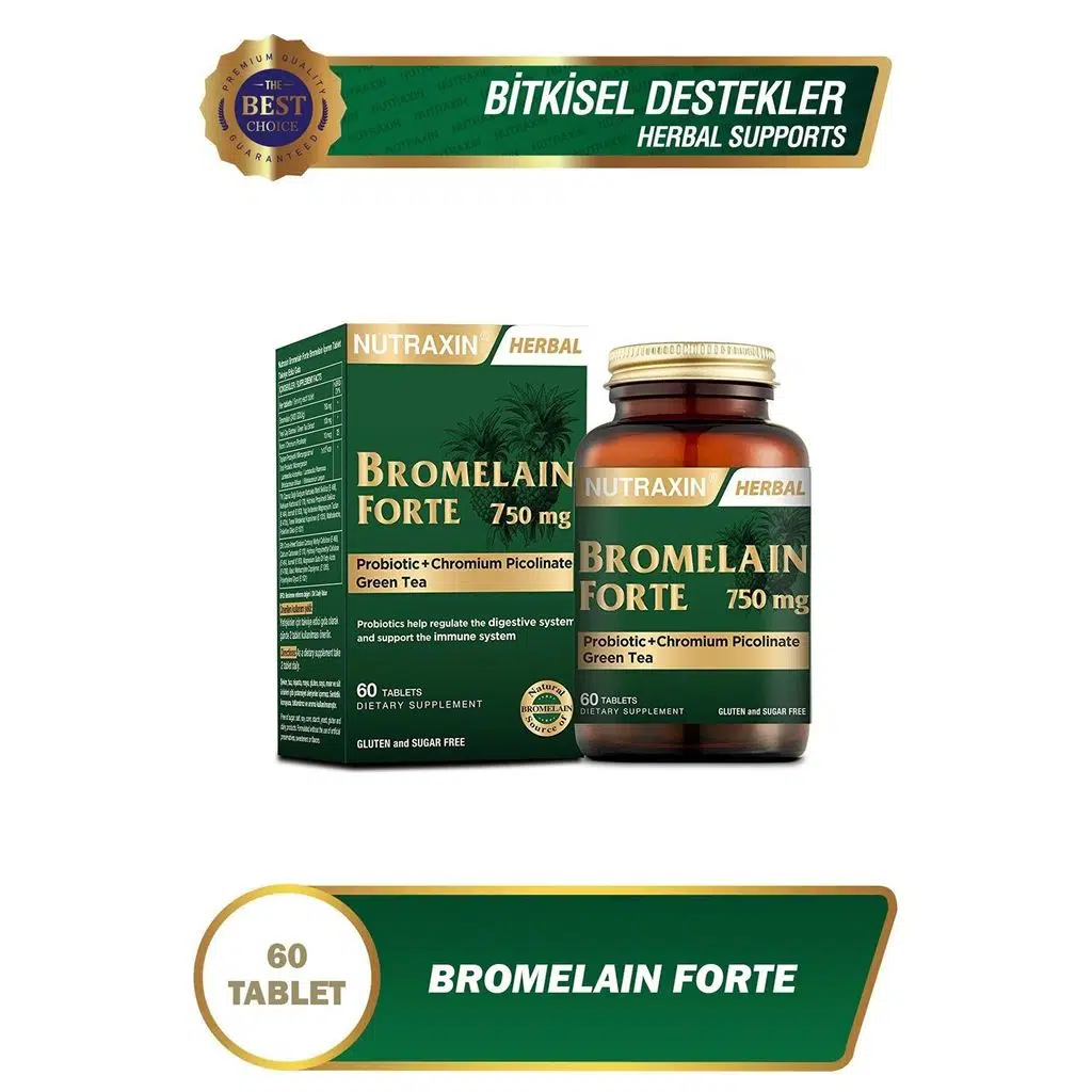 Nutraxin Bromelain Forte 60 Tablet