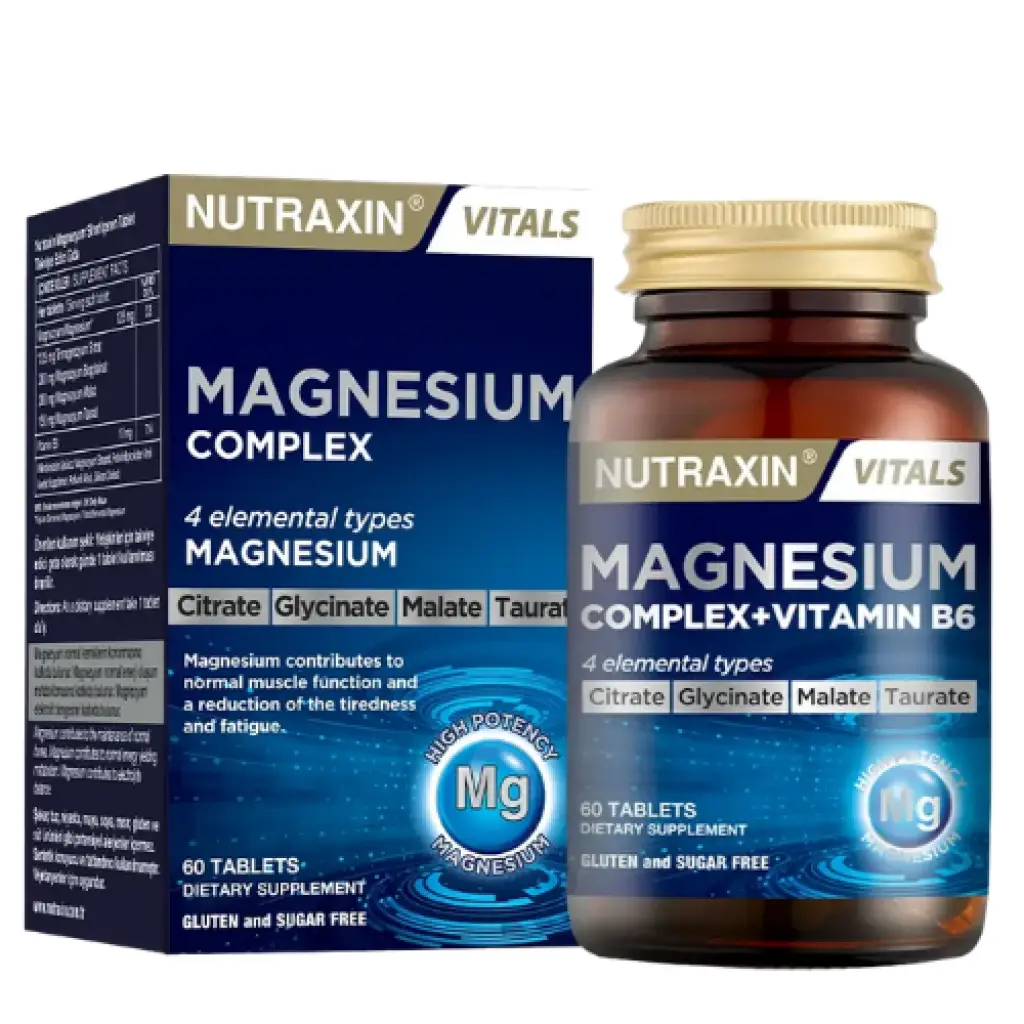 Nutraxin Magnesium Complex Vitamin B6 60 Tablet