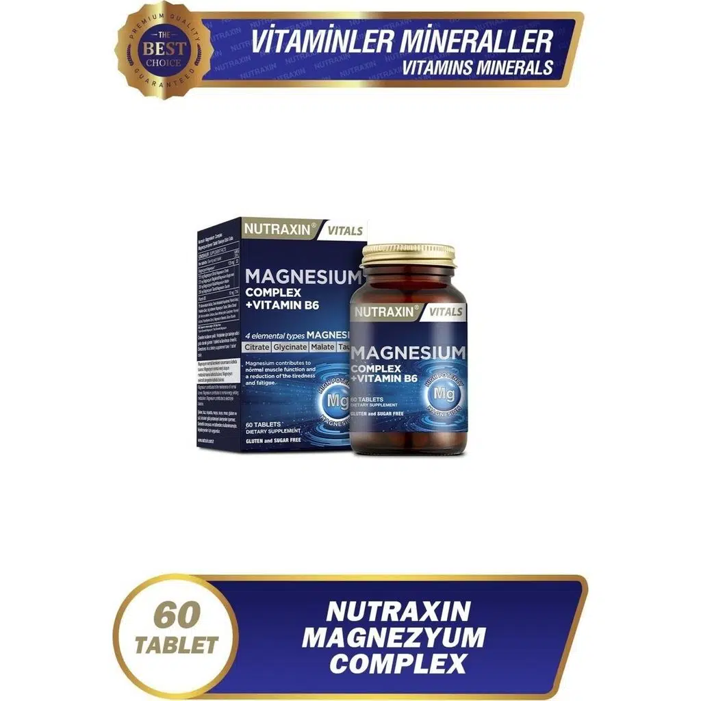 Nutraxin Magnesium Complex Vitamin B6 60 Tablet