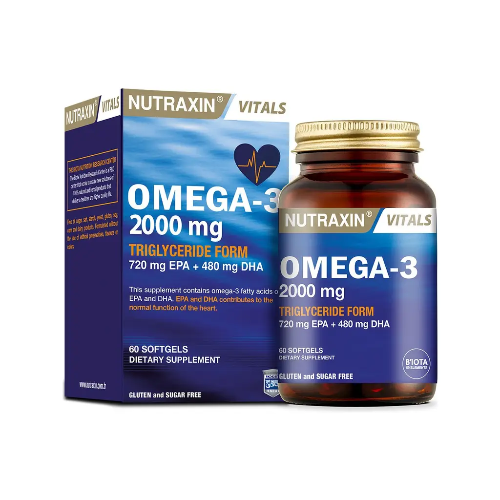 Nutraxin Omega-3 2000 mg 60 Kapsül