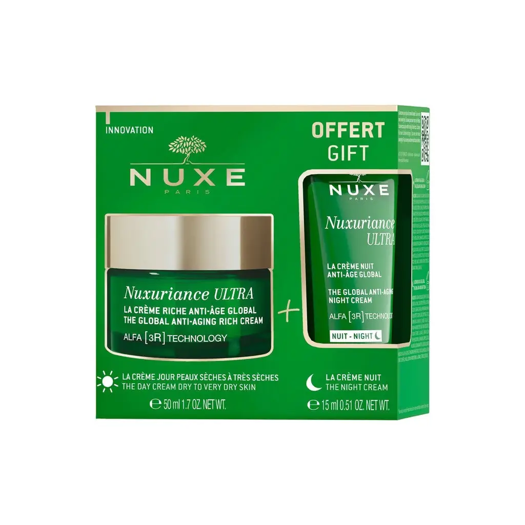 Nuxe Nuxuriance Ultra Anti Aging Rich Cream 50 ml + Gece Kremi 15 ml Set