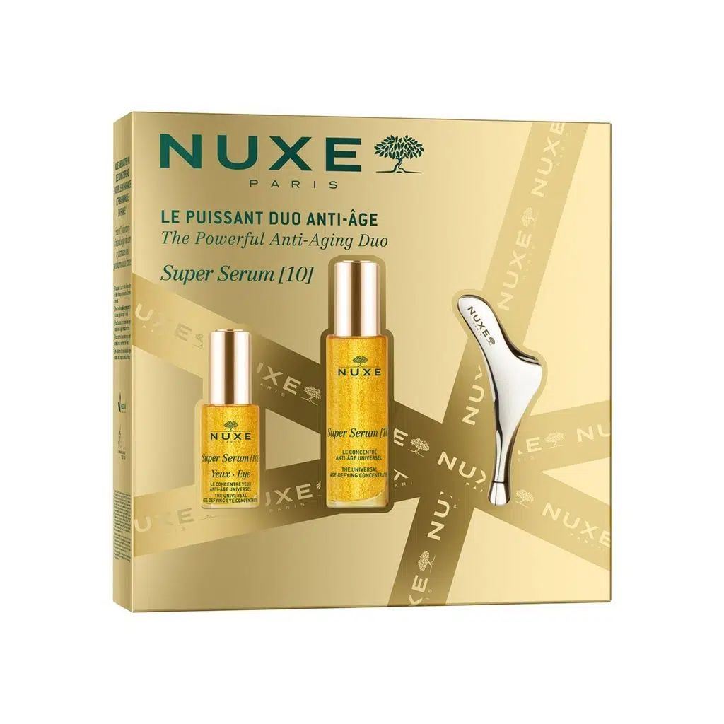 Nuxe Super Serum Set - Super Serum 30 ml + Super Serum 15 ml + Masaj Aleti