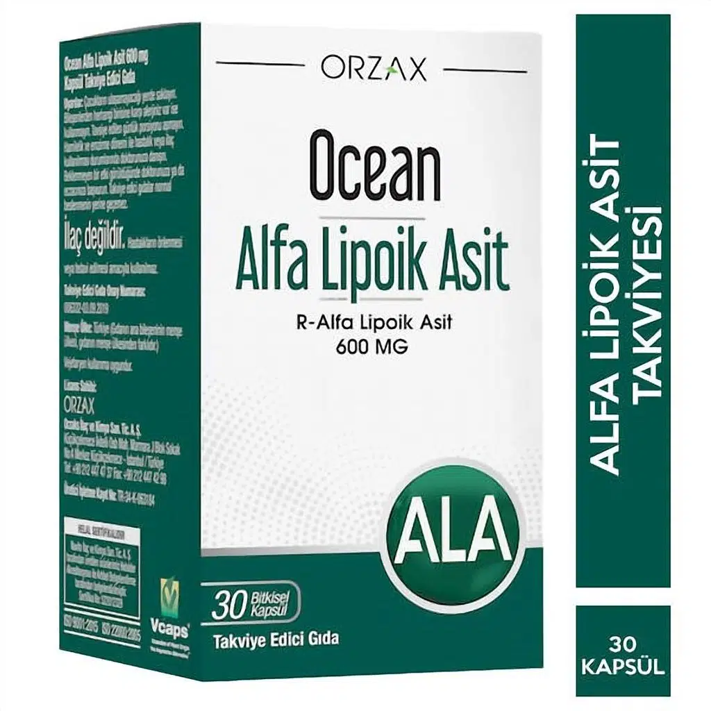 Ocean Alfa Lipoik Asit 600 mg 30 Tablet - Eski Ambalaj