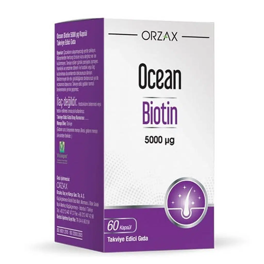 Ocean Biotin 5000 mcg 60 Kapsül