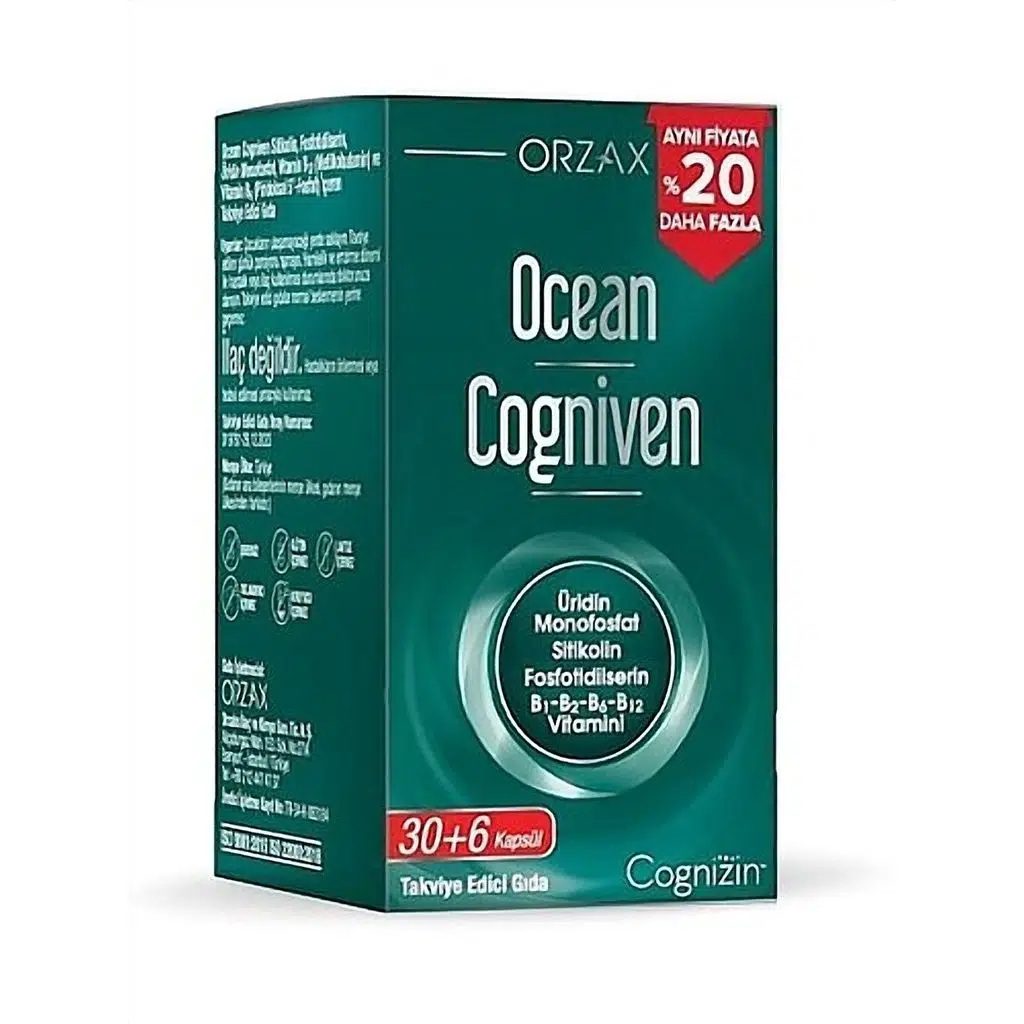 Ocean Cogniven 30+6 Kapsül - %20 Daha Fazla Etiketli