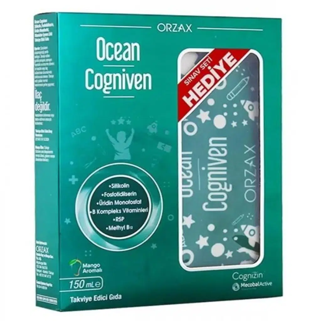 Ocean Cogniven Mango Aromalı 150 ml + Sınav Seti Hediyeli