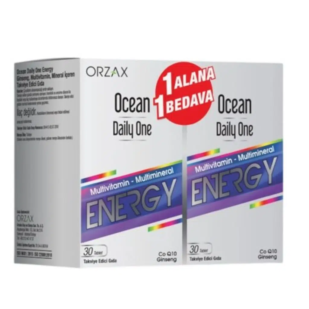 Ocean Daily One Energy 30+30 Tablet - 1 Alana 1 Hediye