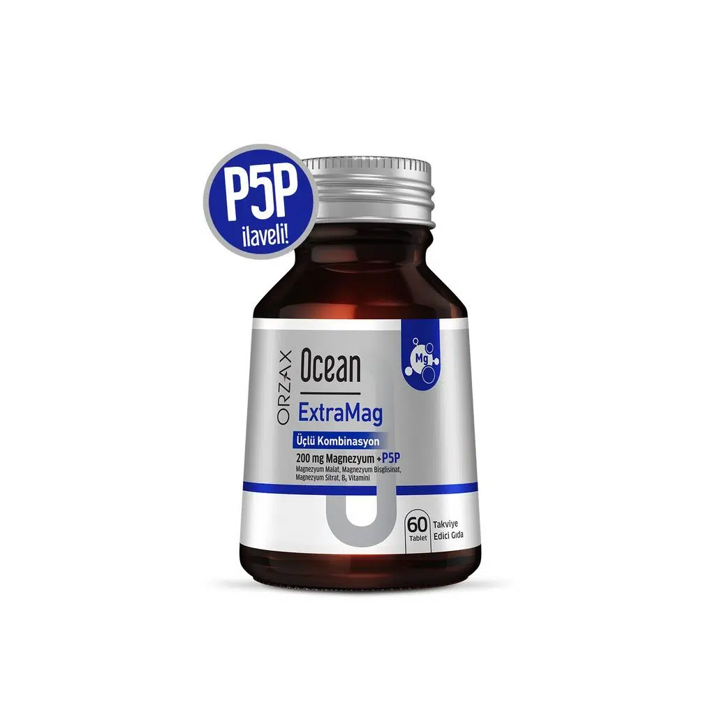 Ocean Extramag Magnezyum Taurat + P5P 60 Tablet