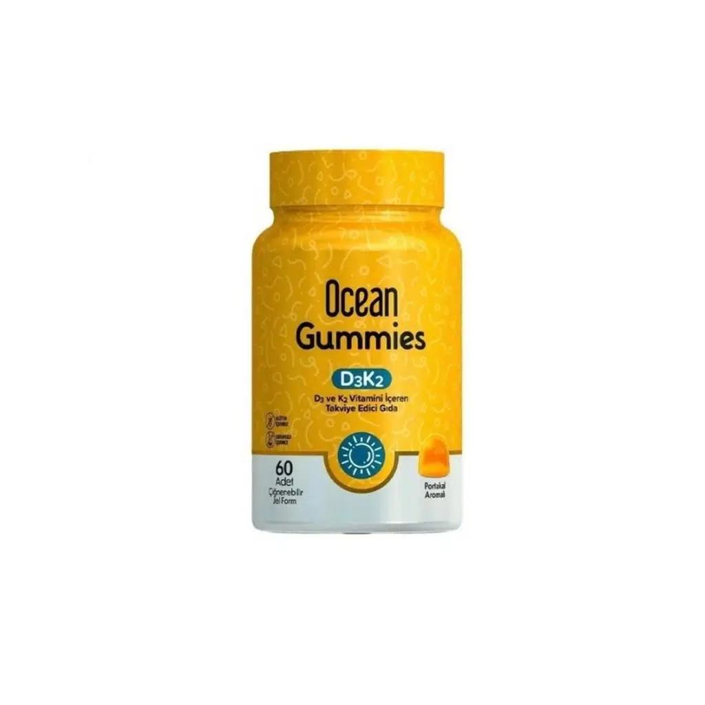 Ocean Gummies D3 K2 Vitamini 60 Adet