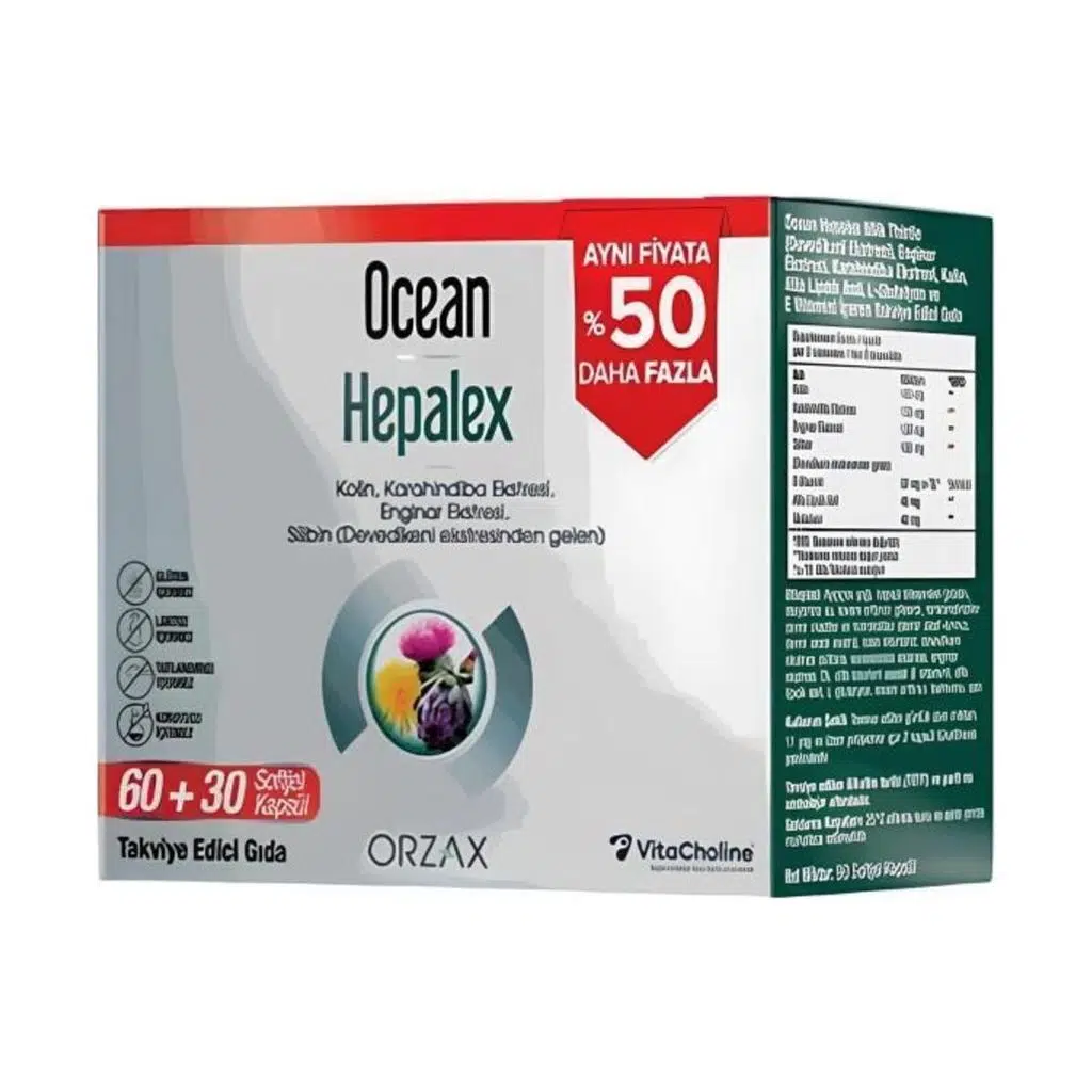 Ocean Hepalex 60 Softjel Kapsül - %50 Daha Fazla