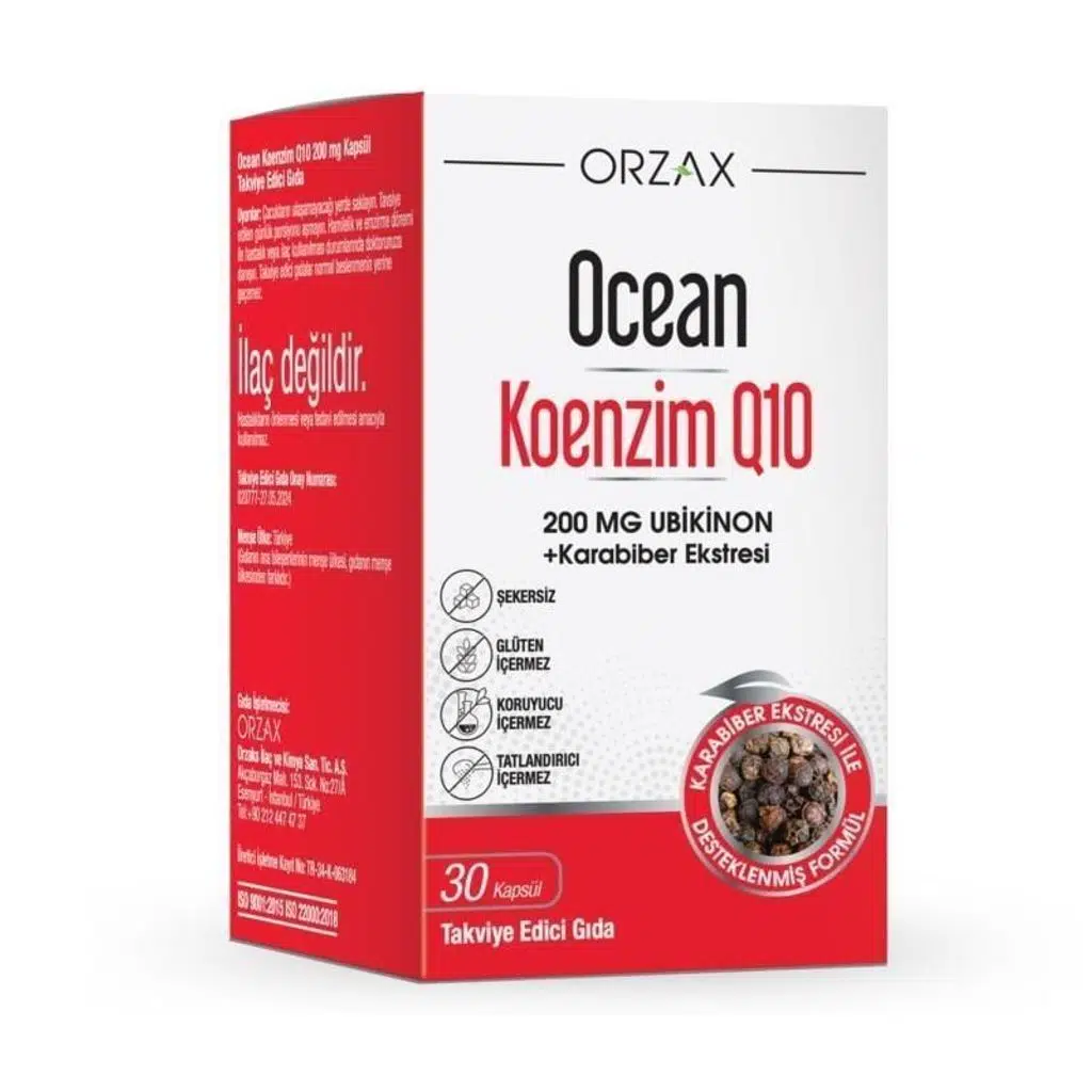 Ocean Koenzim Q10 200 mg 30 Kapsül - Eski Ambalaj