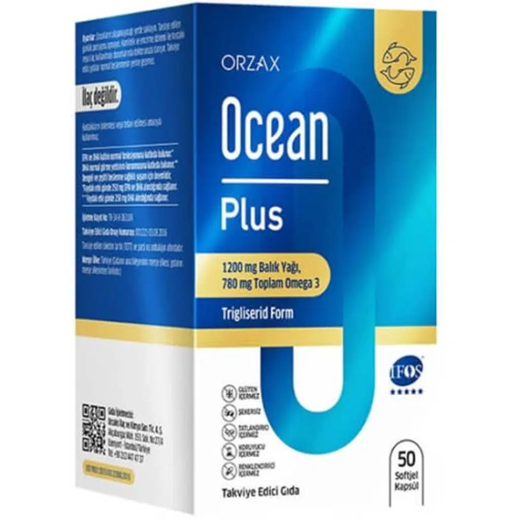 Ocean Plus 1200 mg 50+50 Softjel Kapsül - 1 Alana 1 Hediye