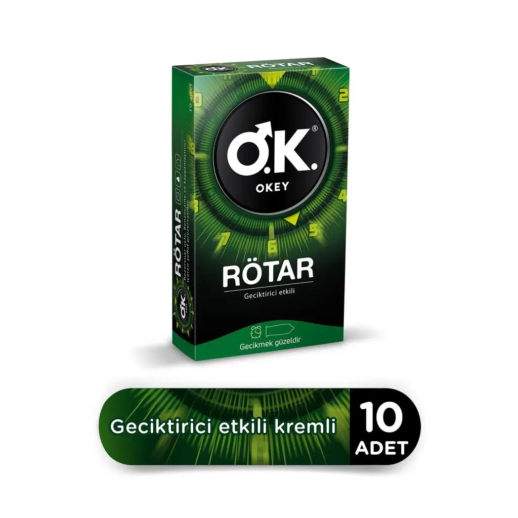 Okey Rötar Prezervatif 10'lu 3 Paket