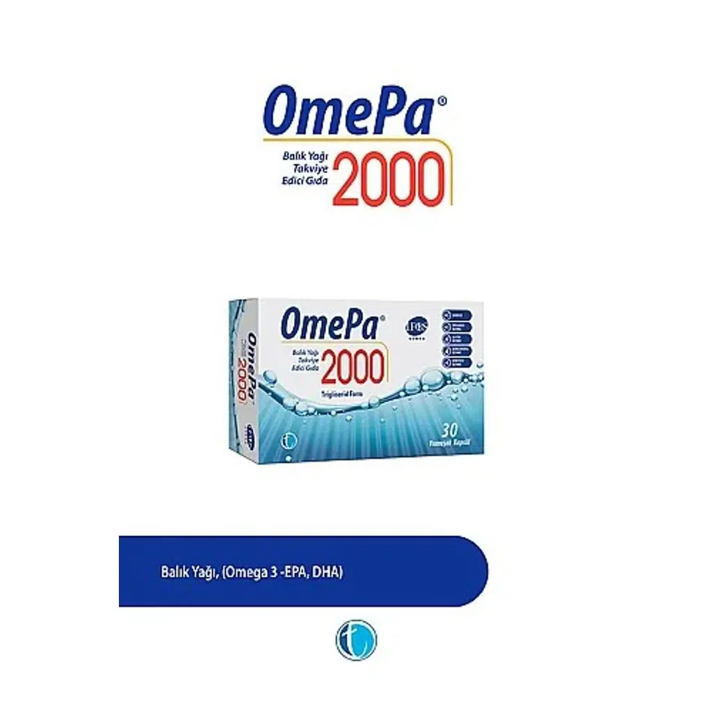 Omepa Balık Yağı 2000 30 Yumuşak Kapsül