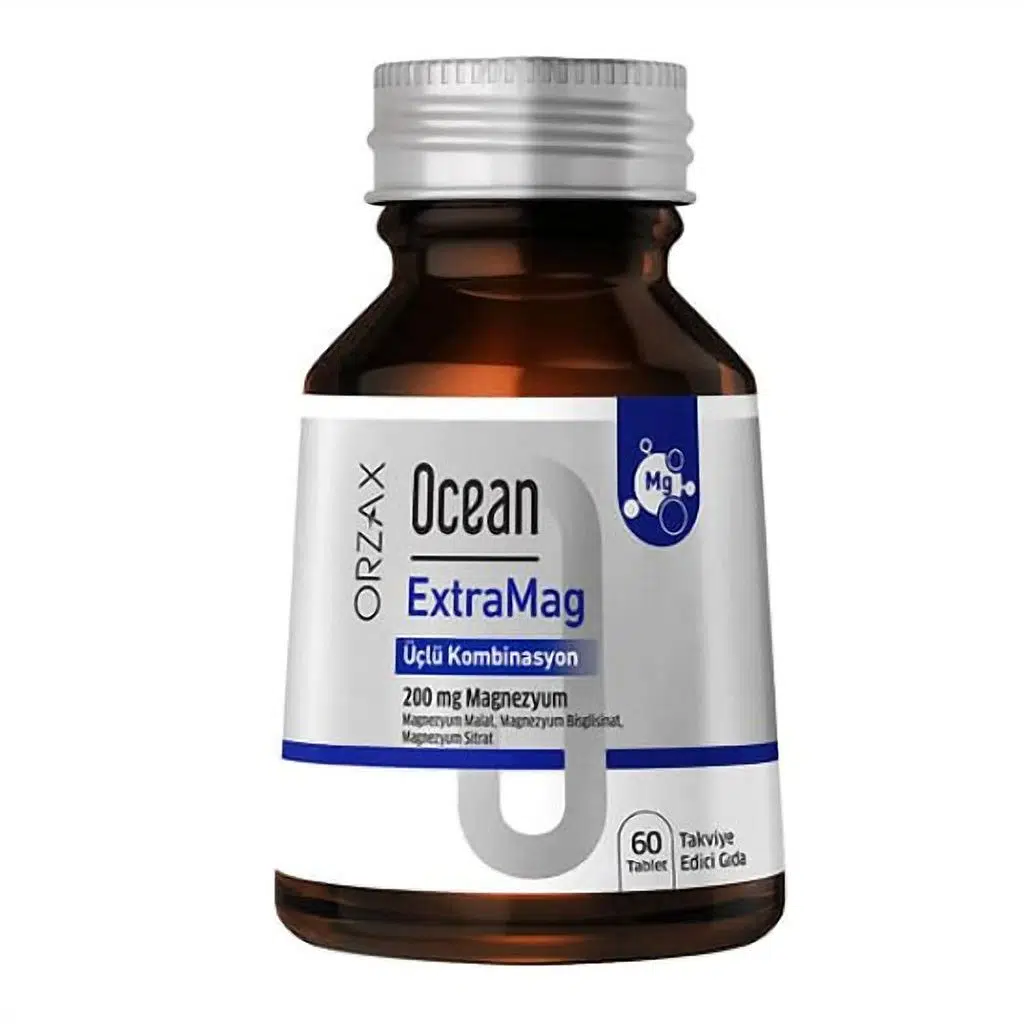 Orzax Ocean Extramag 200 mg Magnezyum 60 Tablet