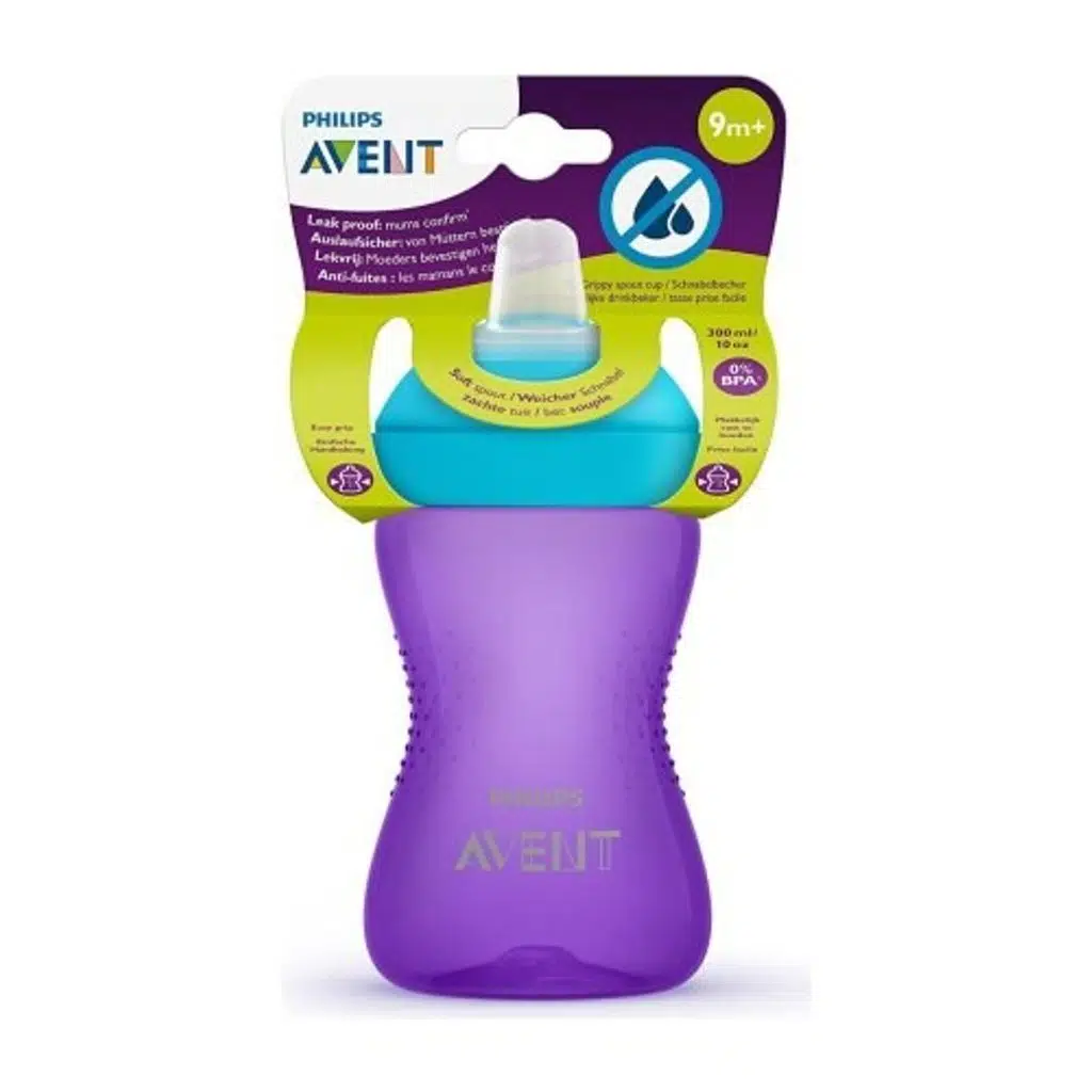 Philips Avent Yumuşak Uçlu Bardak Mor 9 Ay+ 300 ml