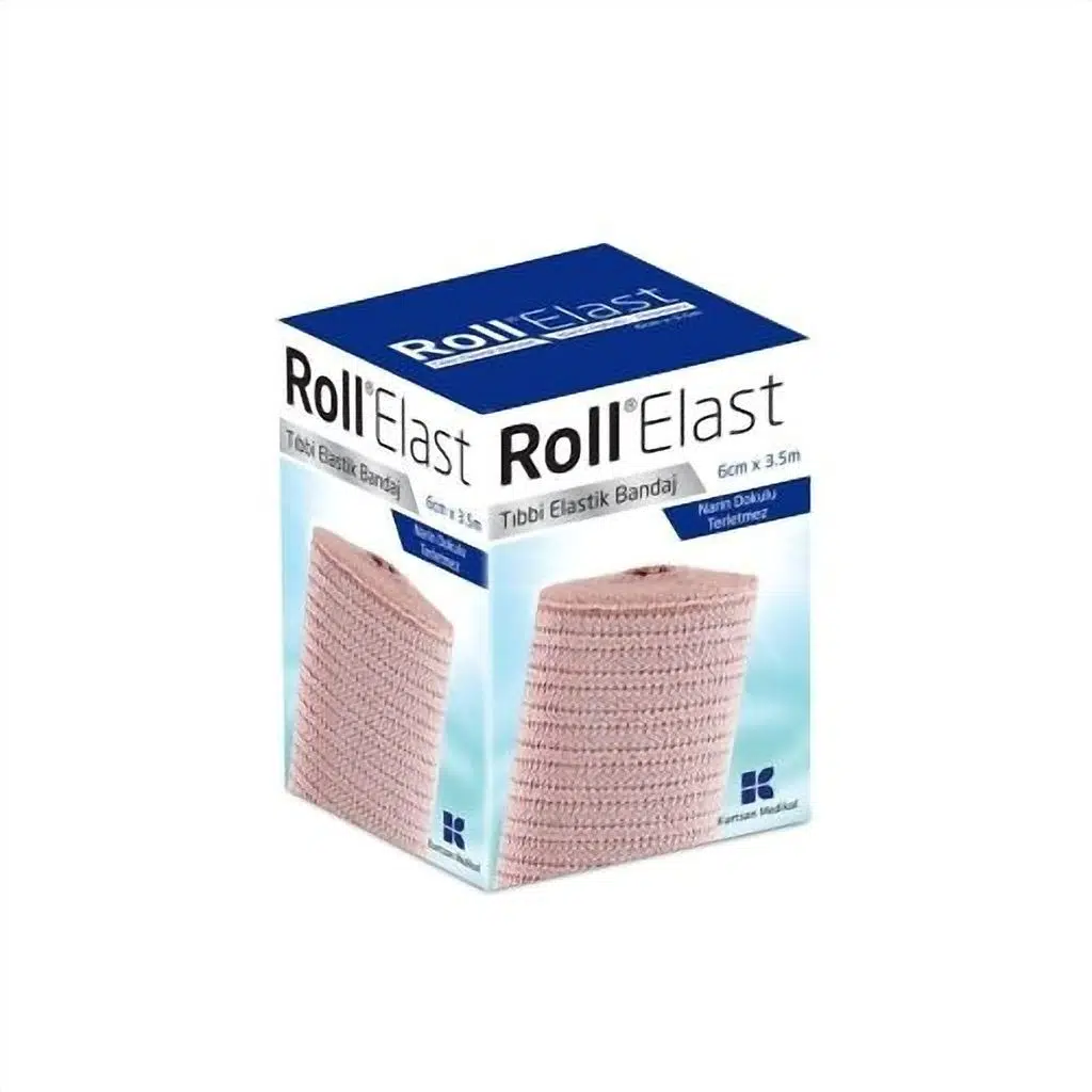 Roll Elast Bandaj Ten Rengi 6cm x 3,5m