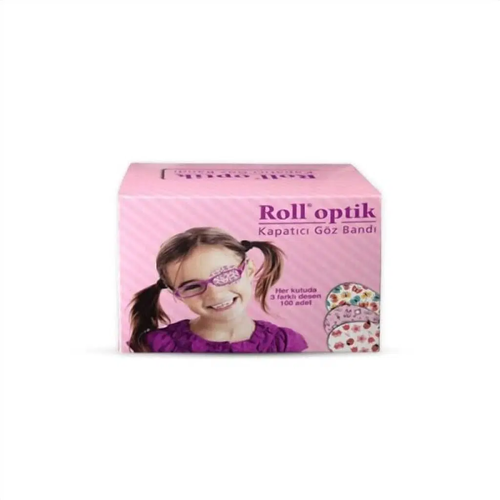 Roll Optik Kız Çocuk Göz Pedi 100'lü