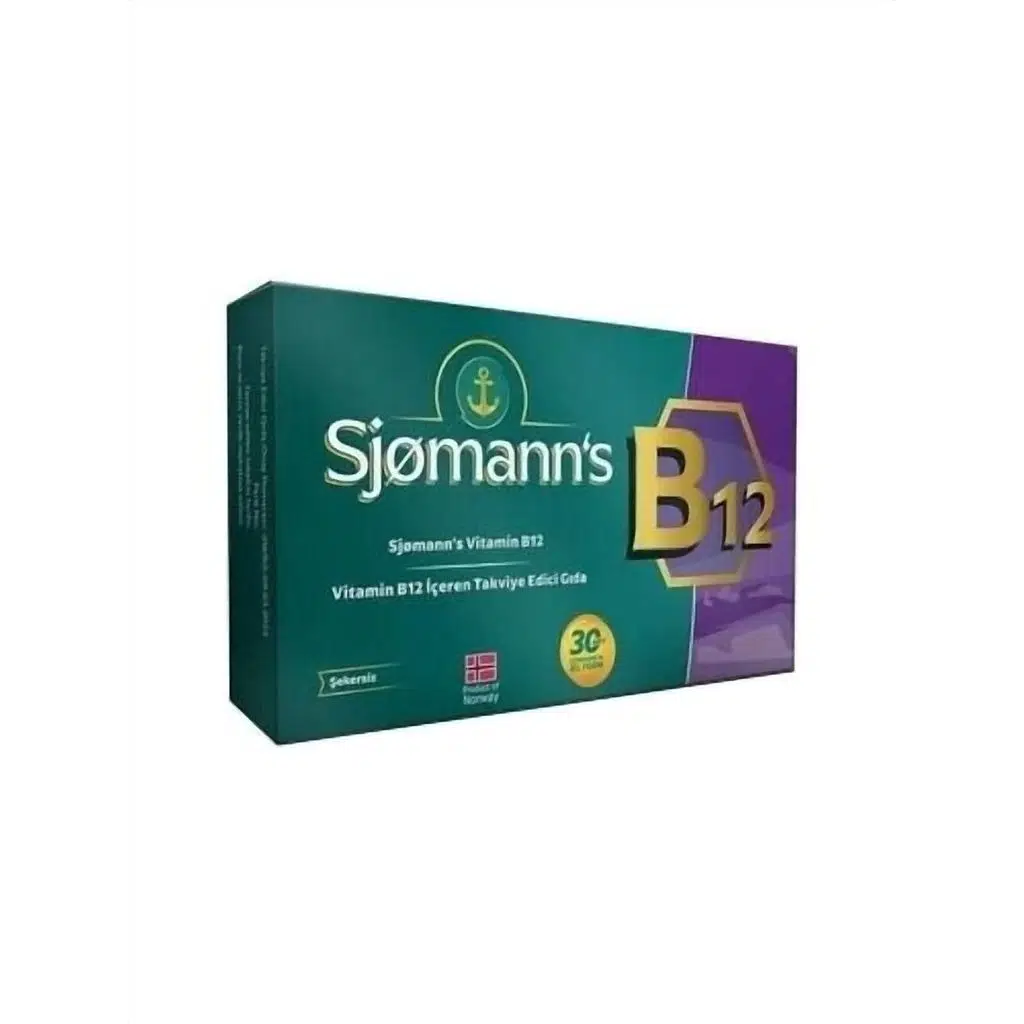 Sjomann's B12 Çiğnenebilir Jel 30 Tablet