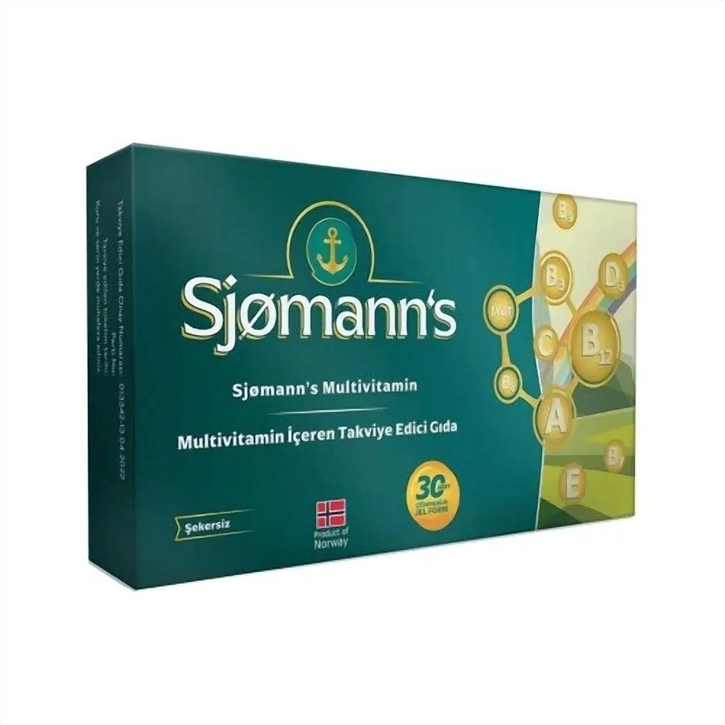 Sjomann's Multivitamin Çiğnenebilir Jel 30 Tablet