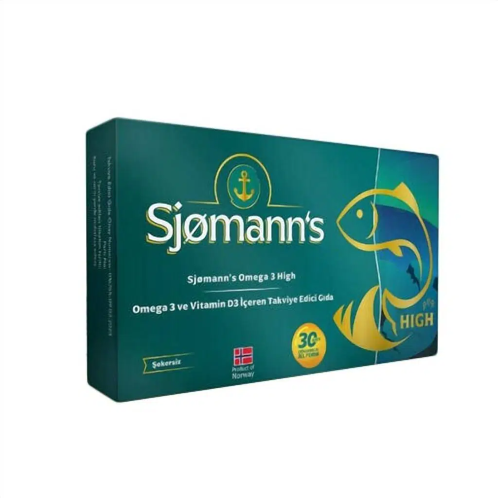 Sjomann's Omega-3 High 30 Çiğnenebilir Jel Tablet