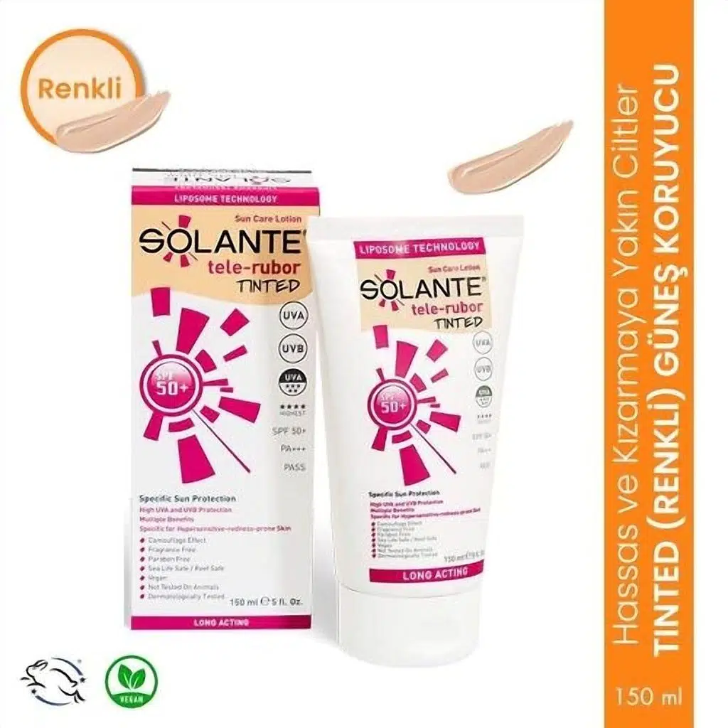 Solante Tele-Rubor Tinted Sun Care Losyon SPF50+ 150 ml
