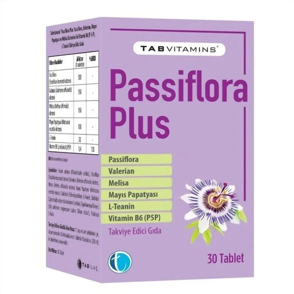 Tabvitamins Passiflora Plus 30 Tablet