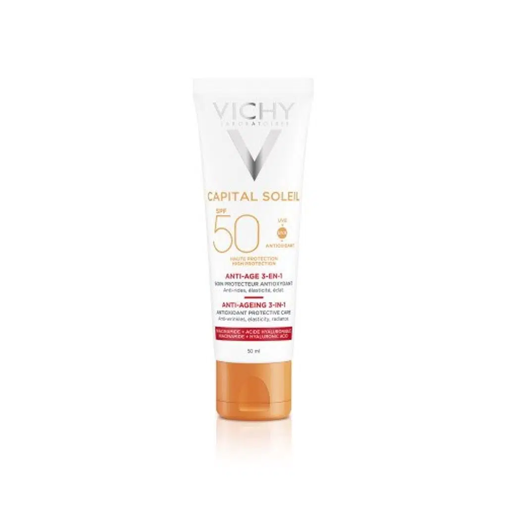 Vichy Capital Ideal Soleil Anti Age 3 in 1 Antioxidant Care Cream SPF50 50 ml