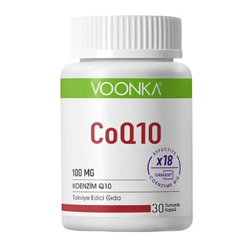 Voonka Co-Q10 100 mg 30 Yumuşak Kapsül