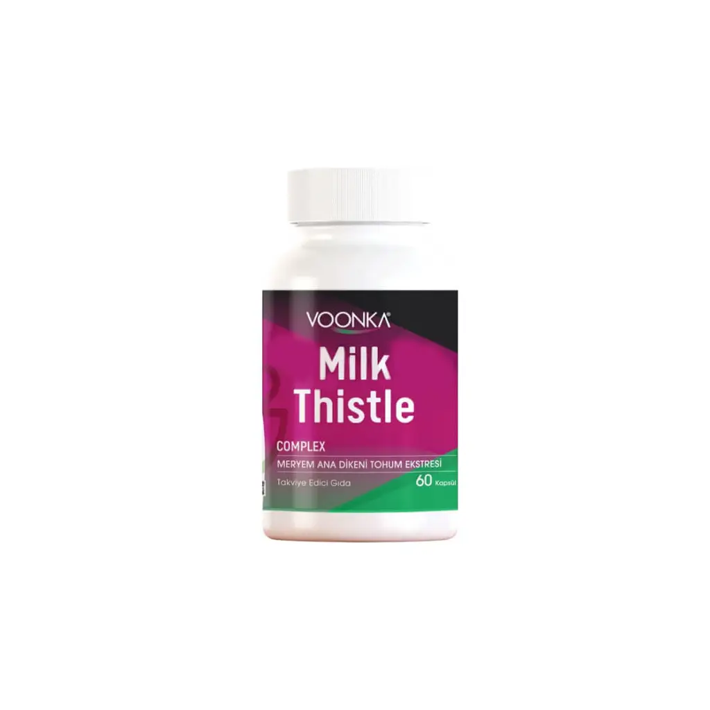 Voonka Milk Thistle Complex Meryem Ana Dikeni Tohum Ekstresi 60 Kapsül