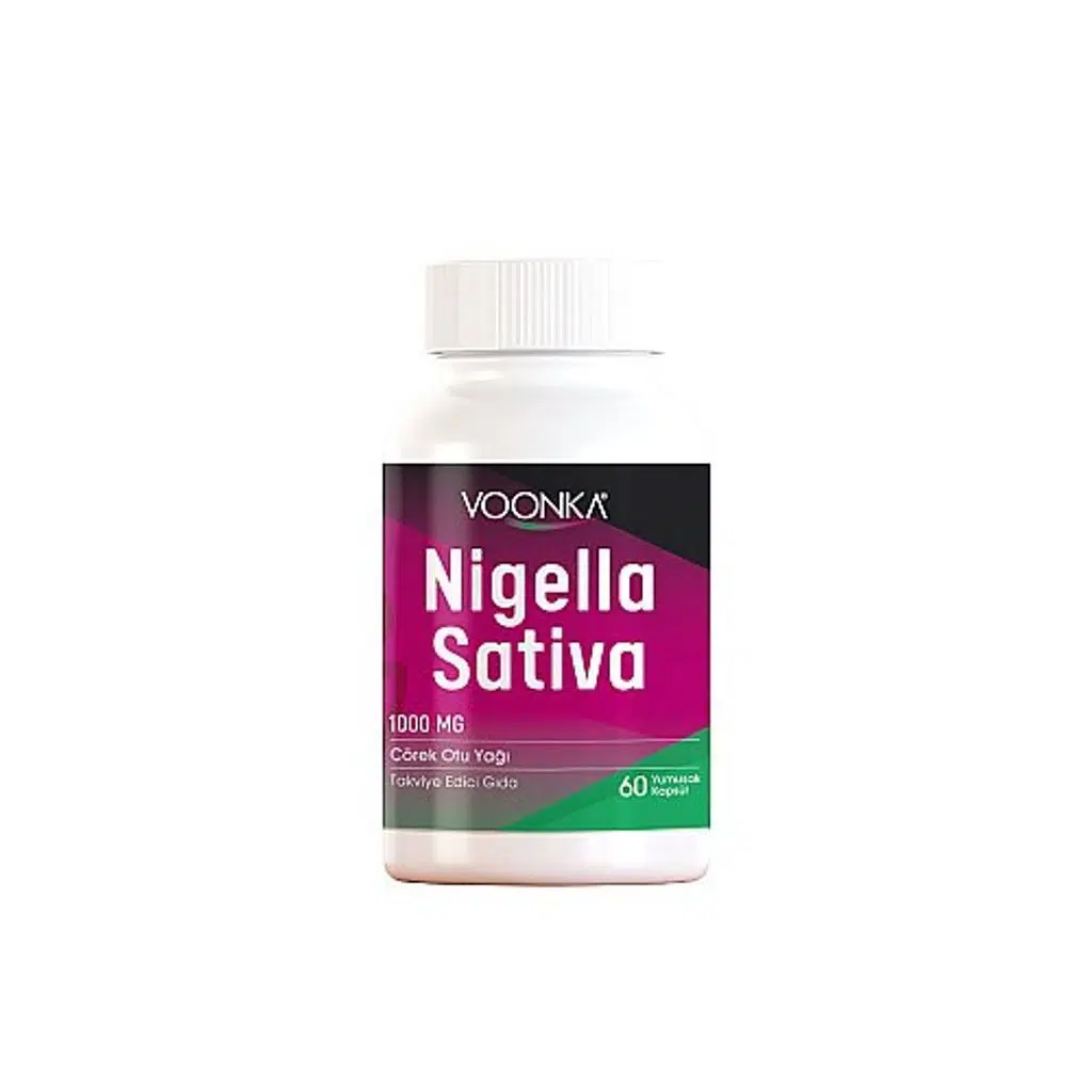 Voonka Nigella Sativa Çörek Otu Yağı 60 Yumuşak Kapsül