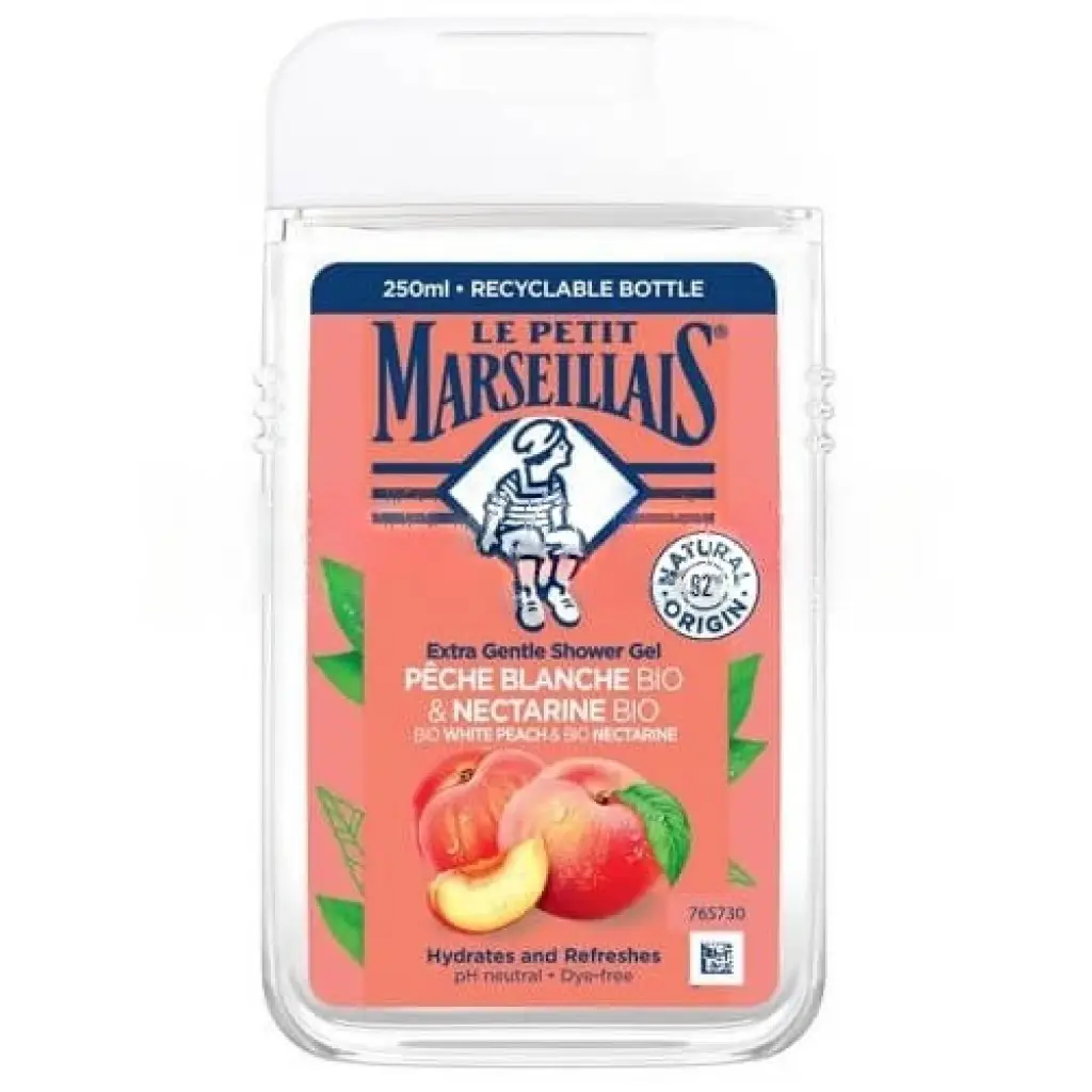 Le Petit Marseillais Duş Jeli Beyaz Şeftali ve Nektarin 250 ml 50 Adet