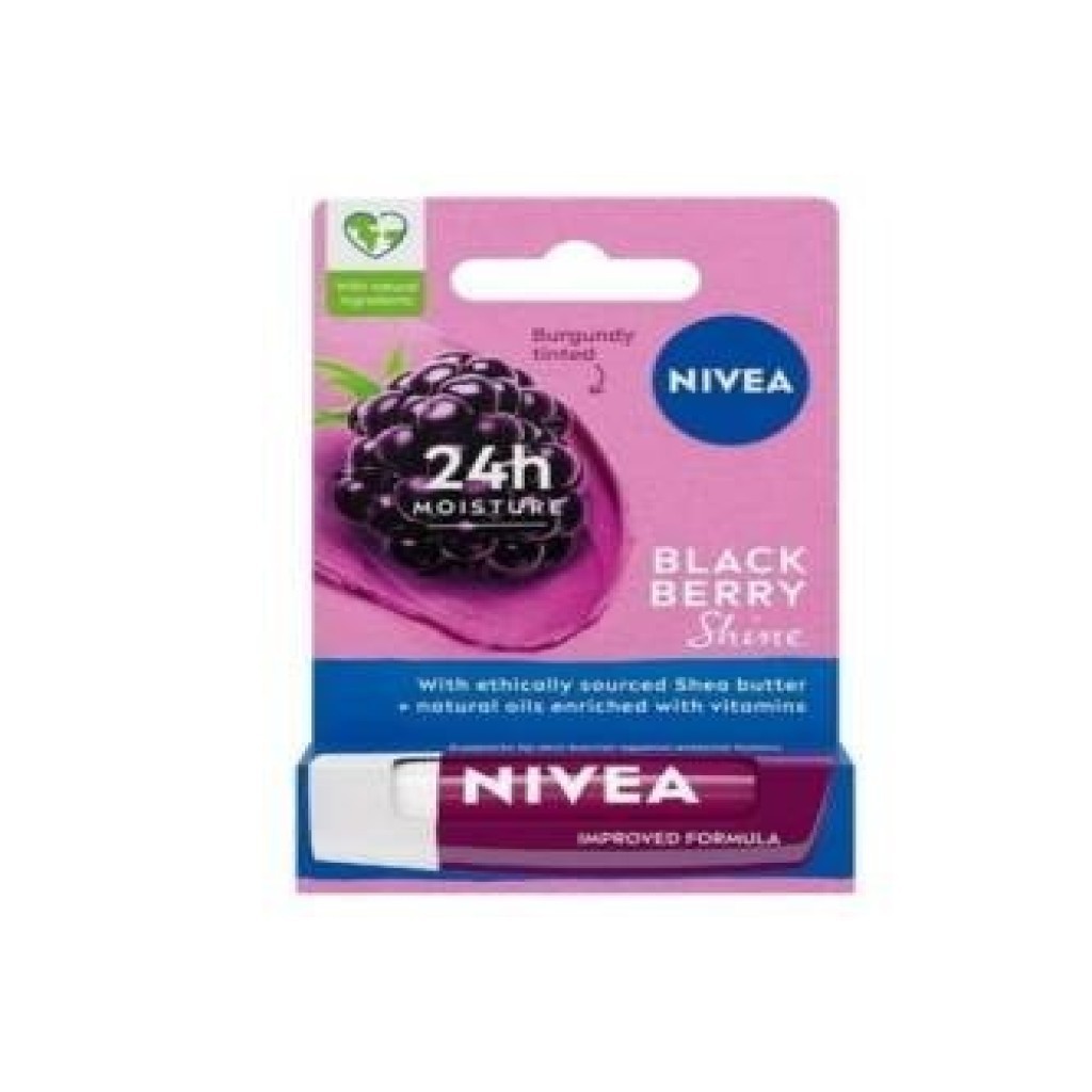 Nivea Lip Stick Böğürtlen 24 Saat Nem 30 Adet