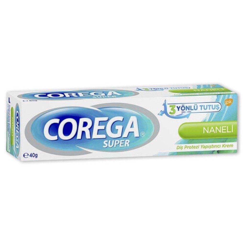 Corega Krem Yapıştırıcı Naneli 40 gr 30 Adet